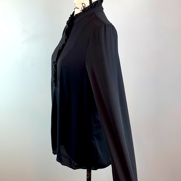 J. Crew Long-Sleeve Top With Ruffles NEW! - Picture 9 of 10